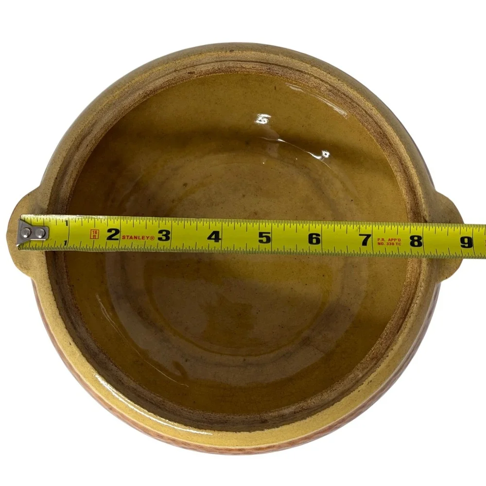 Vintage Watt Pottery Kla-Ham'rd Bean Pot Casserole w Lid Brown 1940s USA